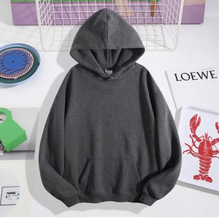 Men’s Oversized Graphic Hoodie – Streetwear Pullover Sweatshirt with Vintage Scream Print